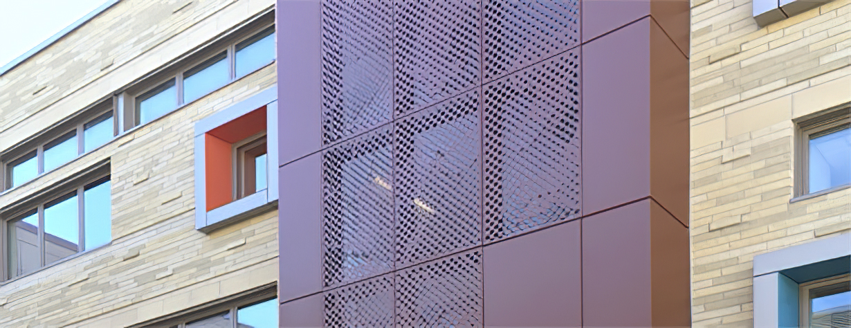 aluminum plate panel building three