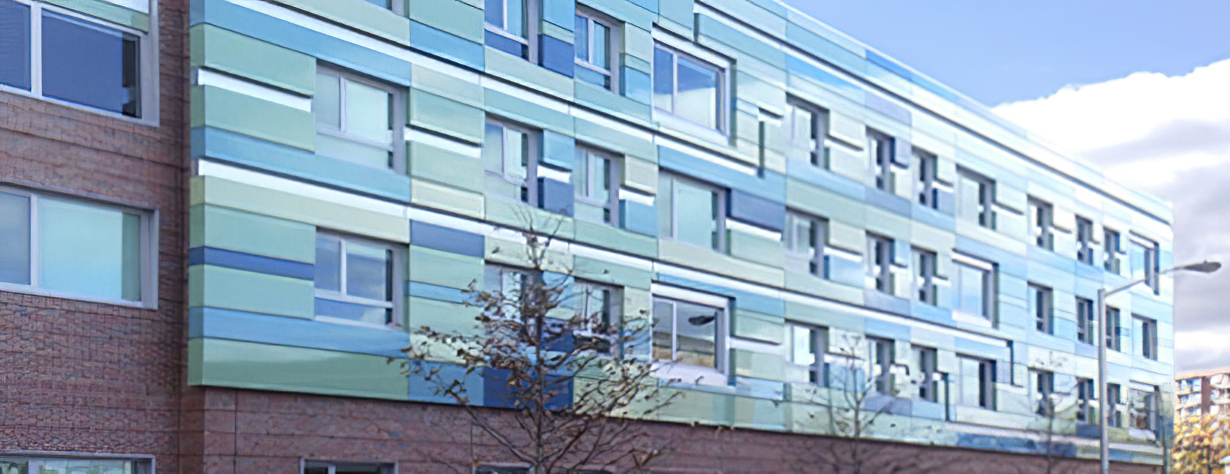 aluminum composite building three
