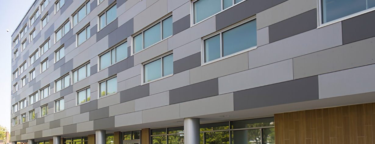 zinc/copper cladding building two